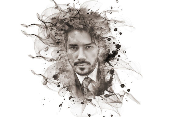 Ink Paint Effect Photoshop Action