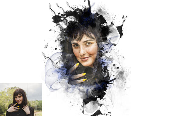 Ink Paint Effect Photoshop Action