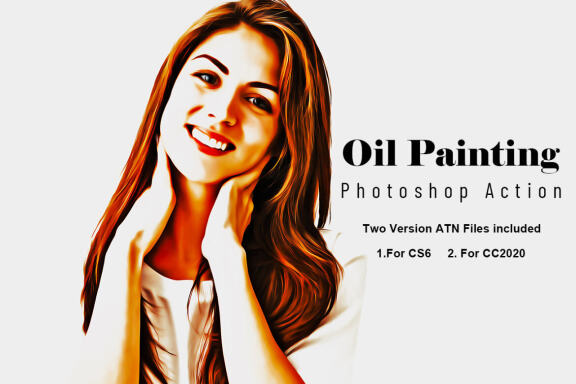 Oil Painting Photoshop  Action