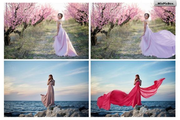Flying Fabric Overlays