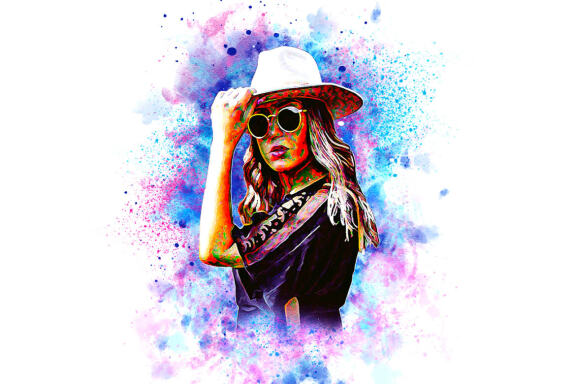 Painting Watercolor Photoshop Action