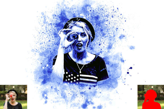 Painting Watercolor Photoshop Action