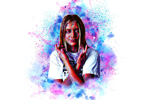 Painting Watercolor Photoshop Action