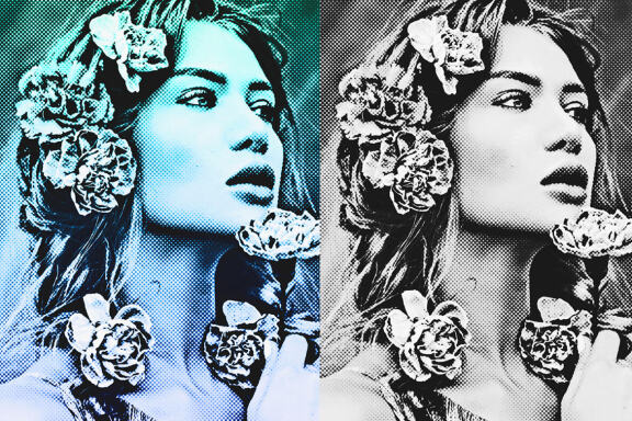 Pro Halftone Effect Photoshop Action