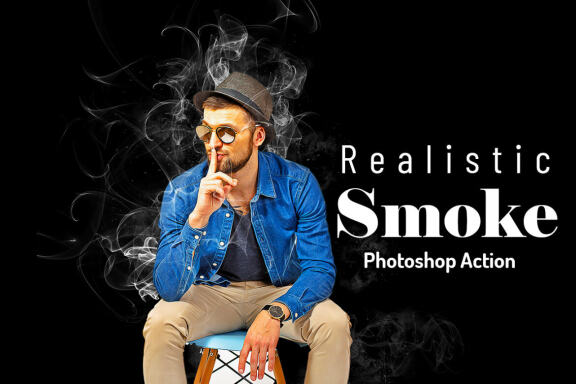 Realistic Smoke Photoshop Action