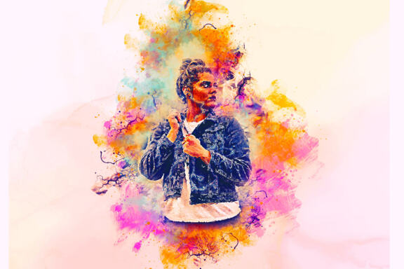 Watercolor Hand Paint Photoshop Action