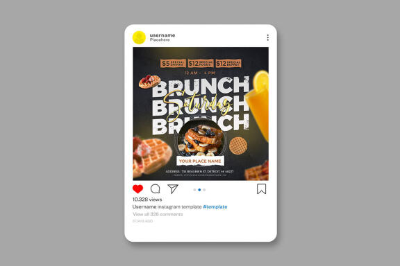 Brunch Flyer Template 