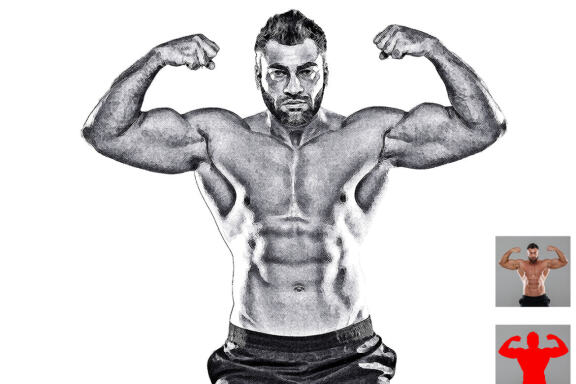 Body Sketch Photoshop Action