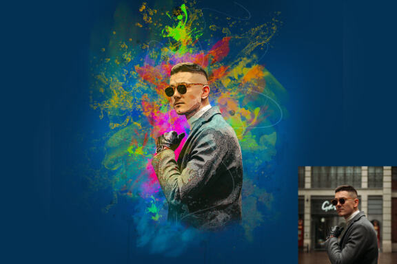 Comic Watercolor Effect Photoshop Action