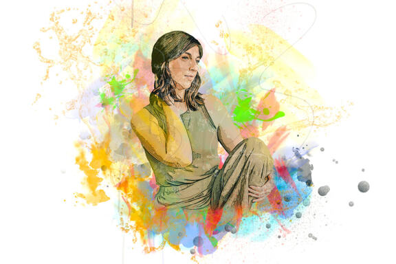 Comic Watercolor Effect Photoshop Action