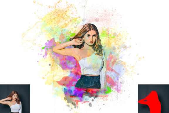Comic Watercolor Effect Photoshop Action