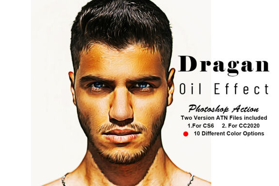 Dragan Oil Effect  Photoshop Action
