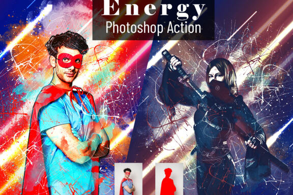 Energy Photoshop Action