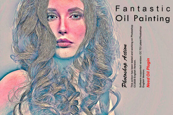 Fantastic Oil Painting Photoshop Action