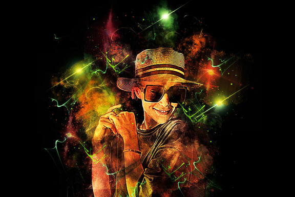 Glow Watercolor Photoshop Action