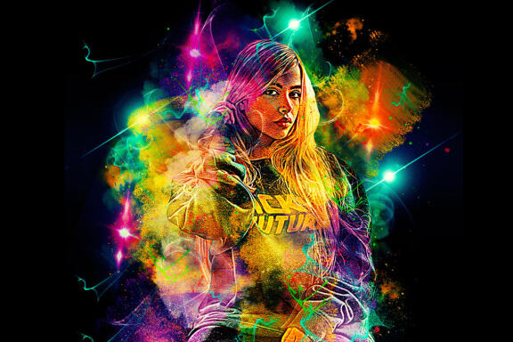 Glow Watercolor Photoshop Action