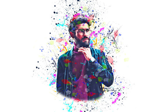 Ink Splatter Effect PS Action