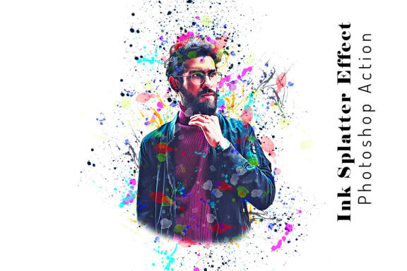 Ink Splatter Effect PS Action