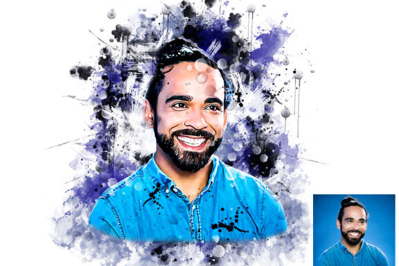 Ink Watercolor Photoshop Action