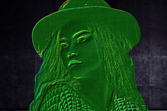 Laser Scan Photoshop Action