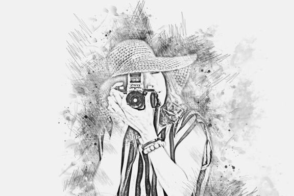 Portrait Sketch Photoshop Action