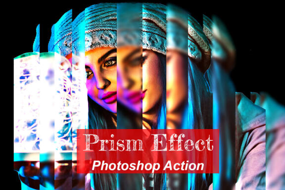 Prism Effect Photoshop Action