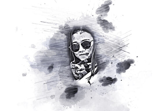 Pro Scribble Sketch PS Action