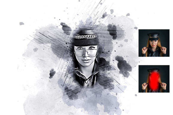Pro Scribble Sketch PS Action