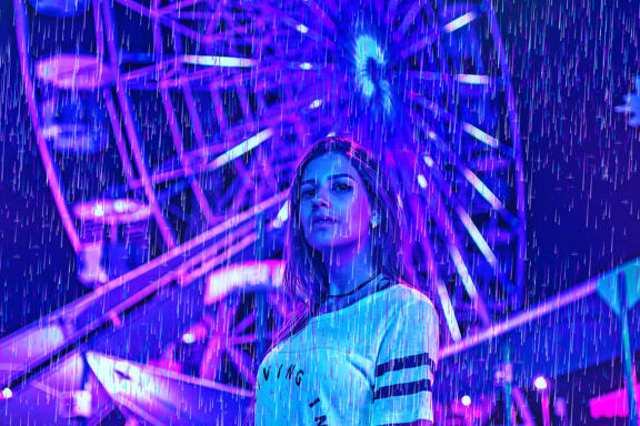 Rain Cyberpunk Photoshop Action