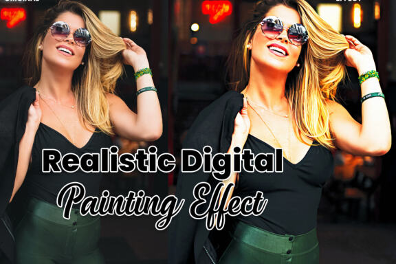 Realistic Digital Painting Effect Photoshop Action
