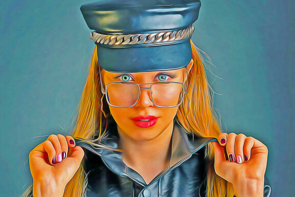 Sharp Oil Painting Photoshop Action