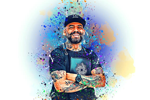 Splatter Dispersion Effect Photoshop Action