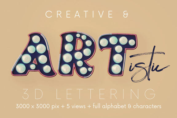 Bold Marquee - 3D Lettering