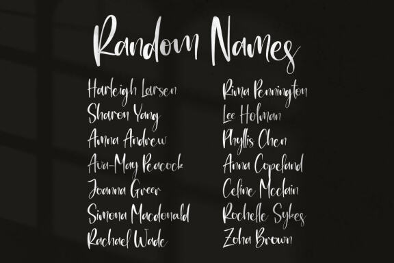 Rossalyta Nataly - Handwritten Font