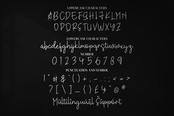 Eillayva - Signature typeface