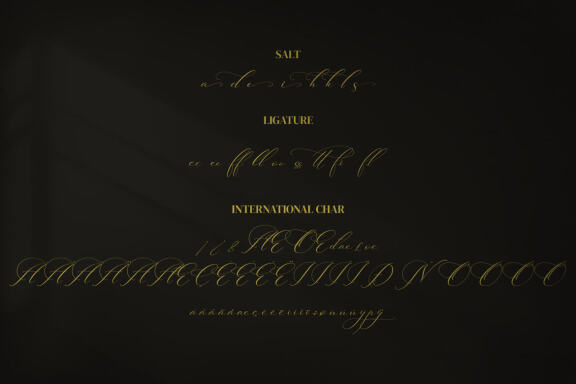 Alysthia - Beautiful script Font