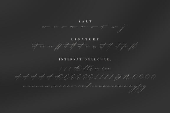 Trescilla Corinne - Handwritten Signature Font