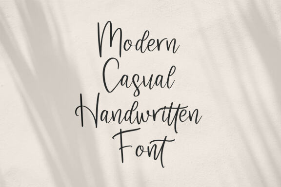 Santosa Edgar - Handwritten Font