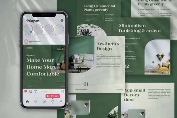 Instagram carousel microblog FREE templates