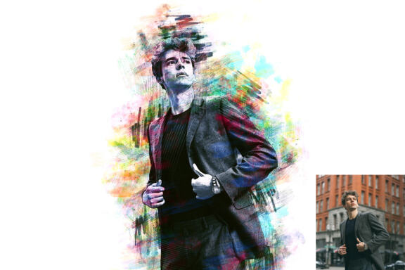 Watercolor Pencil Effect Photoshop Action