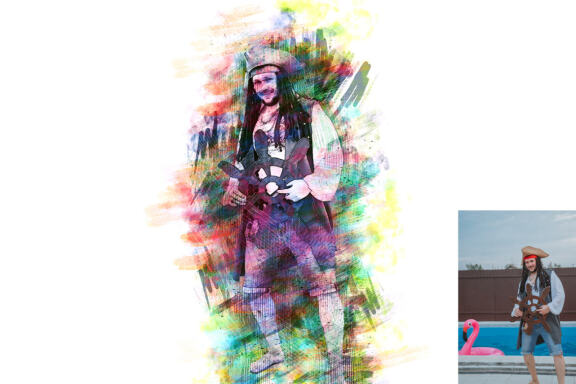 Watercolor Pencil Effect Photoshop Action