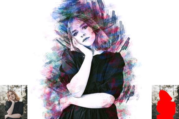 Watercolor Pencil Effect Photoshop Action