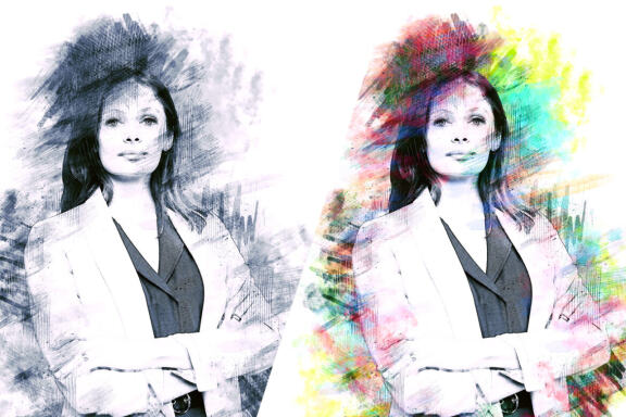 Watercolor Pencil Effect Photoshop Action