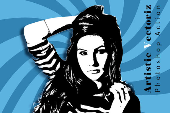 Artistic Vector Photoshop Action