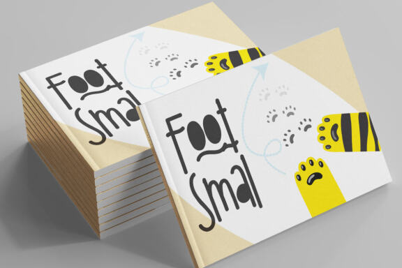 White Black Cartoon Font