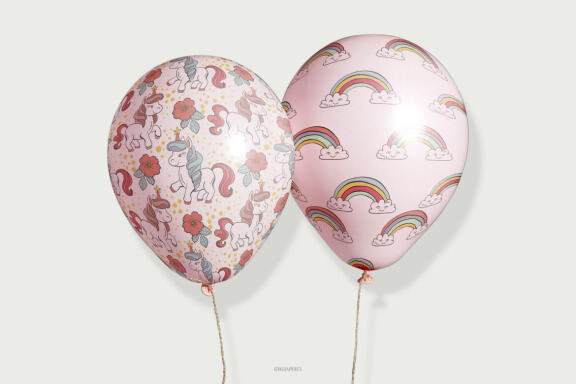 Cute Little Magical Unicorns Vector Patterns