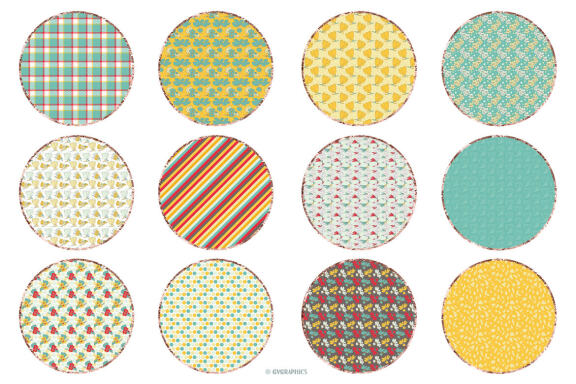 FREE Vector Spring Flowers Patterns & Digital Papers