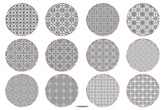 FREE Black and White Vector Patterns and Digital Papers Set 1