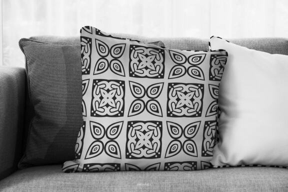 Monochrome Ornaments Vector Patterns Vol.2