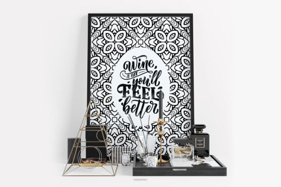 Monochrome Ornaments Vector Patterns Vol.1